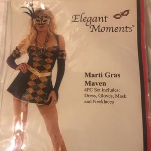 Mardi Gras Maven Costume Sm worm once